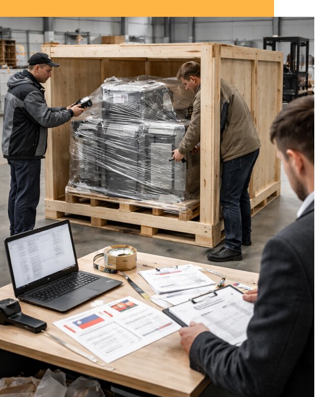 Доставка промышленного оборудования из США от 67223 руб