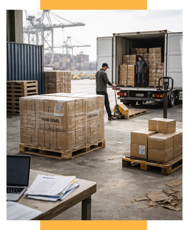 Доставка грузов из Израиля от 15513 р., логистика от СетСервис-Тля