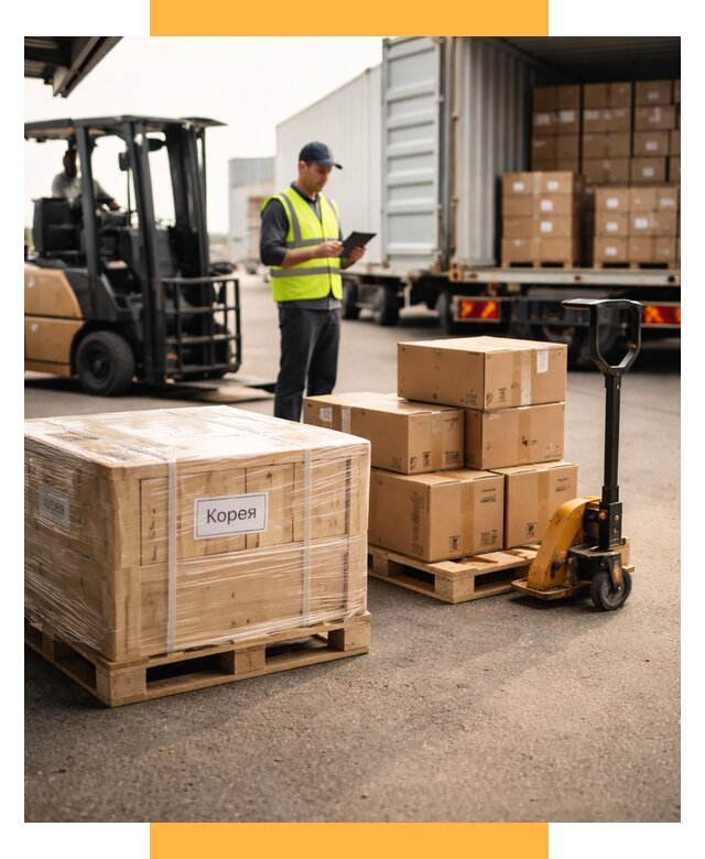 Доставка грузов в Корею из России от 36197 р. | СетСервис-Тля