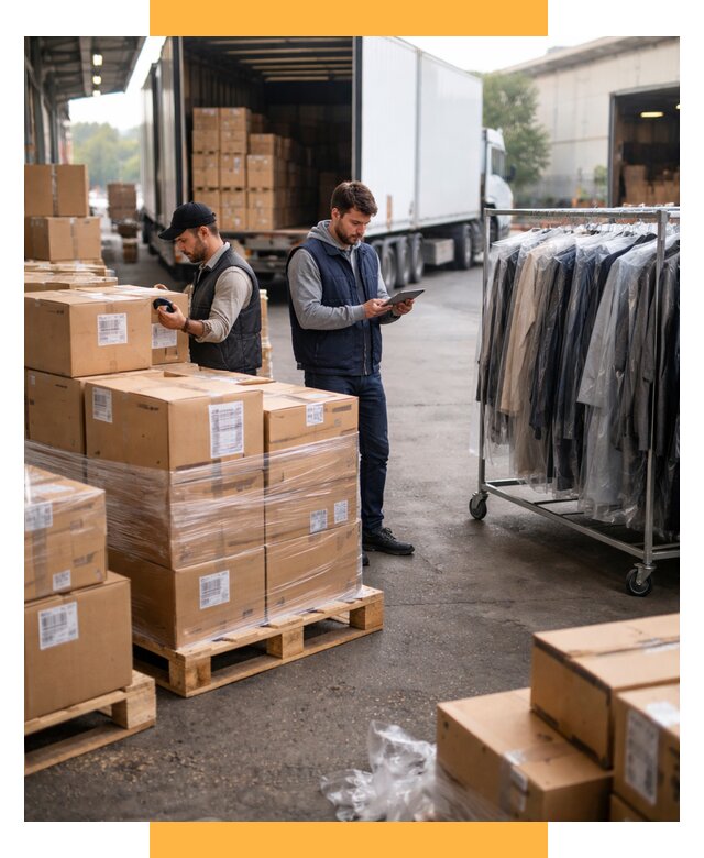 Перевозка и доставка одежды из Китая от 7757 р., СетСервис-Тля