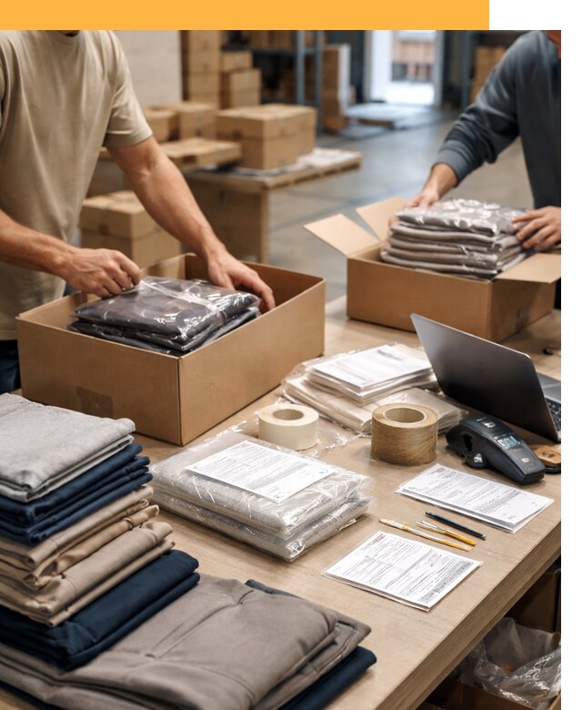 Перевозка одежды по миру от 7757 руб. с таможенным оформлением