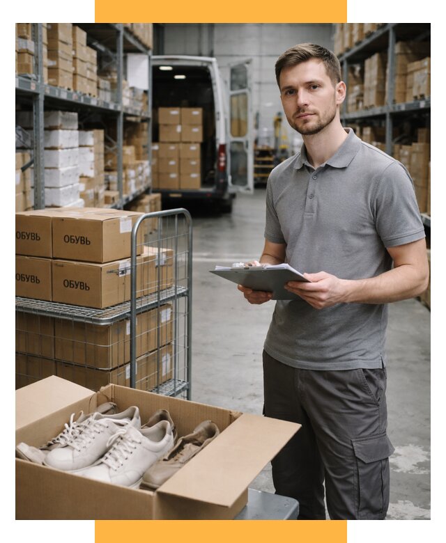 Доставка обуви из Китая и Турции от 4654 р. СетСервис-Тля