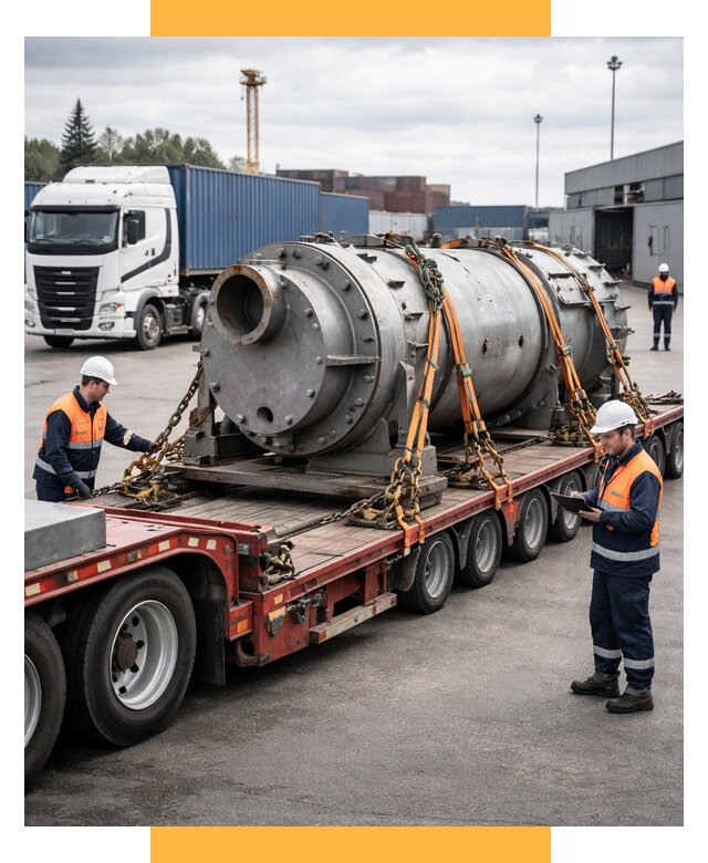Перевозка тяжеловесных грузов под ключ от 155130 р. | СетСервис-Тля