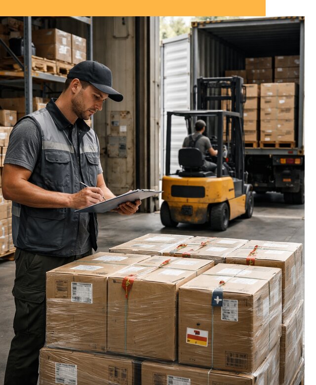 Реэкспорт товаров с таможенным оформлением и доставкой от 12410