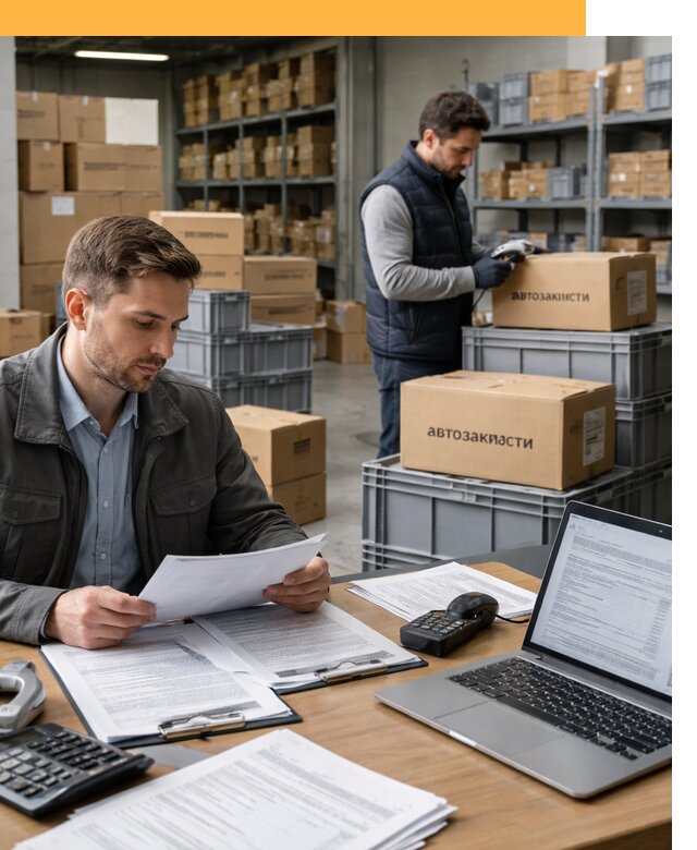 Таможенное оформление автозапчастей по выгодным тарифам от 8791