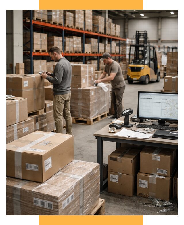 Склад консолидации в Европе от 6722 р., услуги СетСервис-Тля