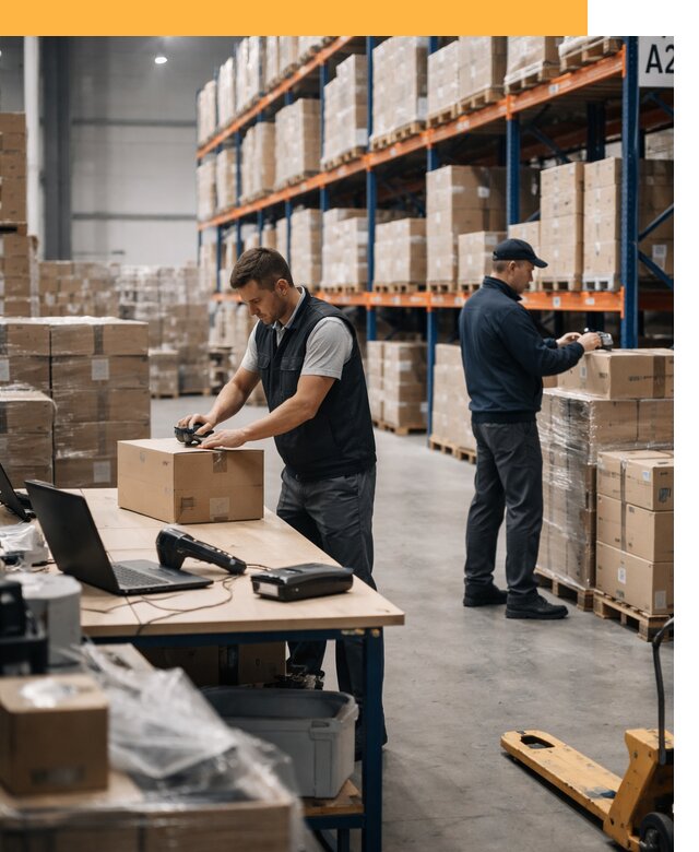 Склад консолидации в Европе: хранение, сортировка от 6722